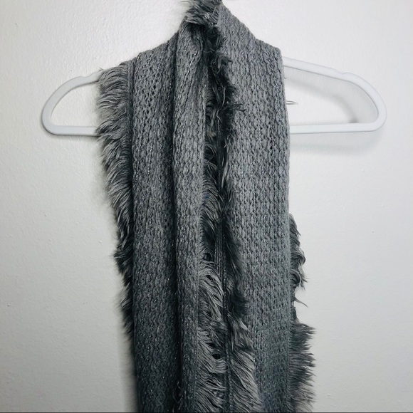 The Paper Store Grey and Silver Infinity Scarf. - Picture 2 of 4